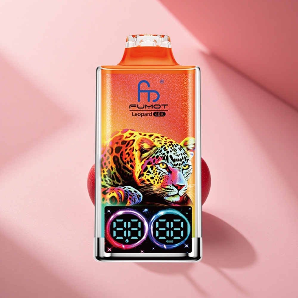 Fumot Leopard 40K Puffs Kirsch-Eis Dual Mesh 5%