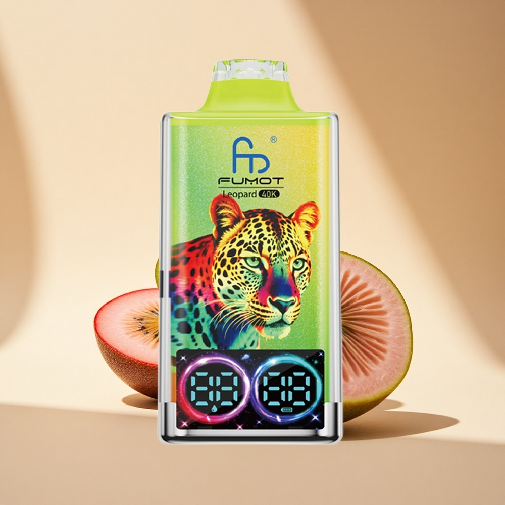 Fumot Leopard 40K Puffs Kiwi-Maracuja-Guava 5% Dual Mesh Typ-C