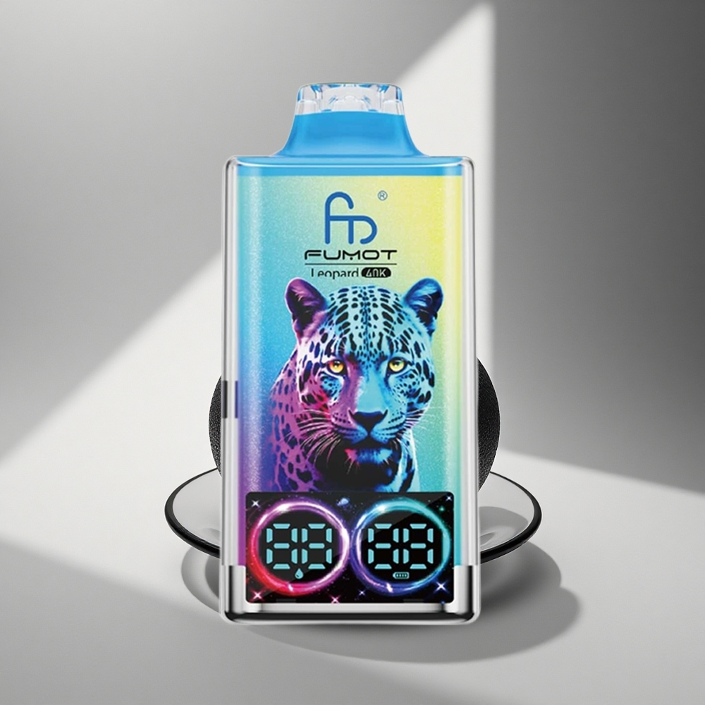 Fumot Leopard 40K Puffs Schwarzer Drache Eis Dual Mesh 5%