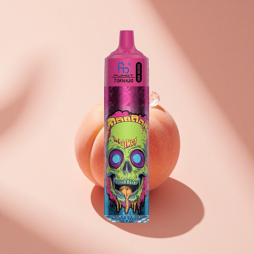 Fumot Randm Tornado 30000 Puffs Pfirsich Eis Mesh 30mL 5%