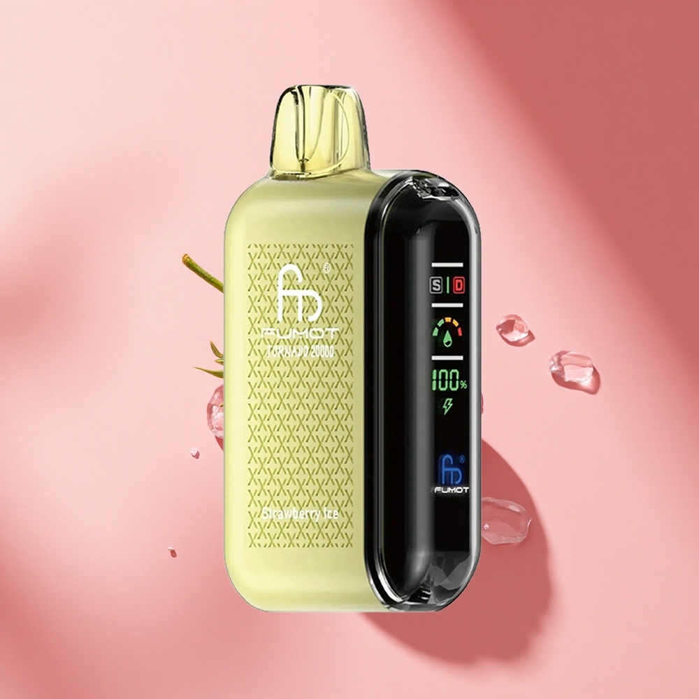 Fumot Tornado 20000 Puffs Erdbeereis Dual Mesh Luftstrom