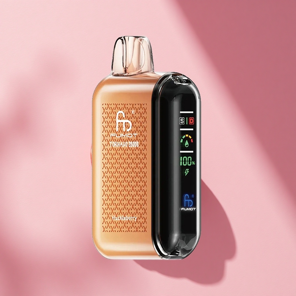 Fumot Tornado 20000 Puffs Heidelbeere Dual Mesh Anzeige