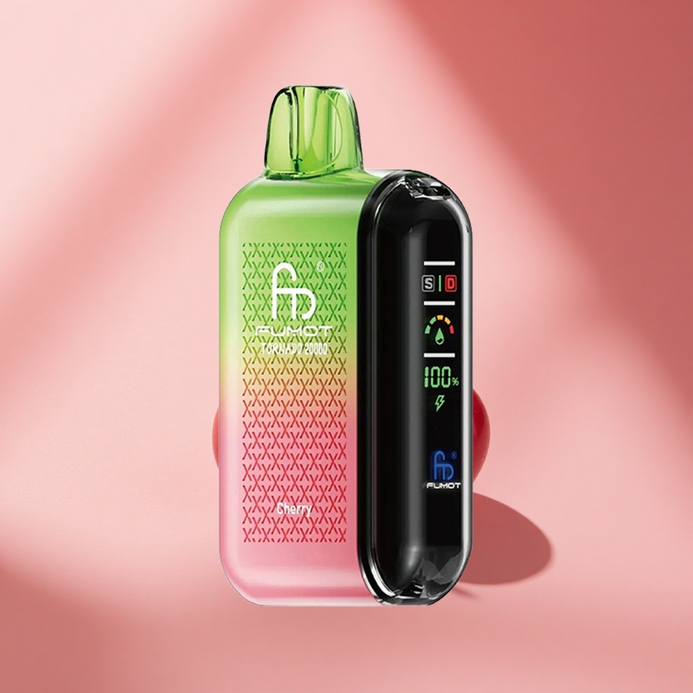 Fumot Tornado 20000 Puffs Kirsch Dual Mesh Display