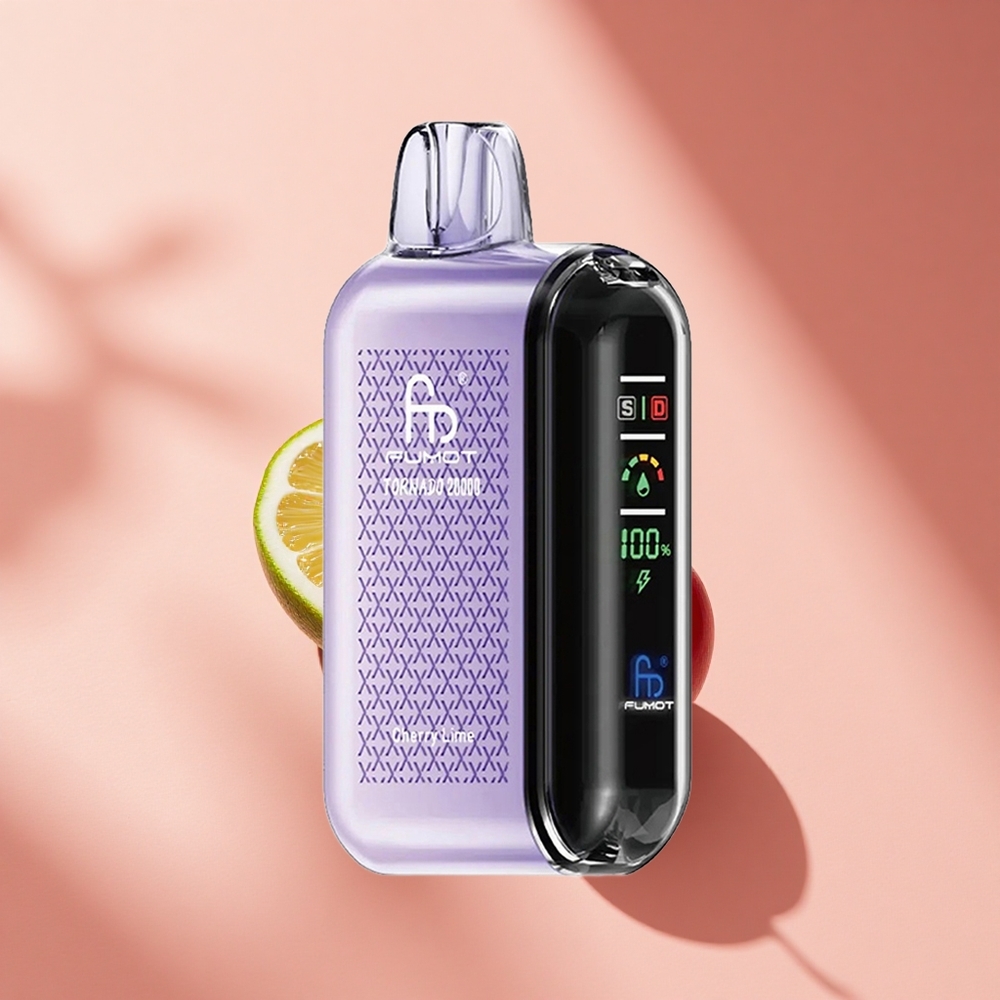 Fumot Tornado 20000 Puffs Kirschlimette Dual Mesh Smart