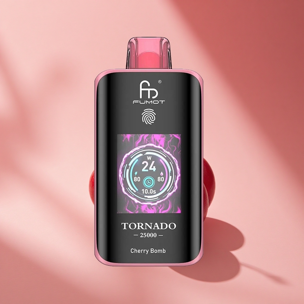 Fumot Tornado 25000 Puffs Kirschbombe HD Typ-C 700mAh