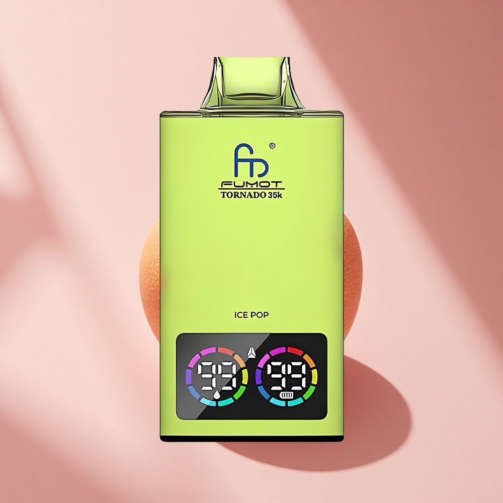 Fumot Tornado 35000 Puffs Eis-Stange Dual Mesh RGB