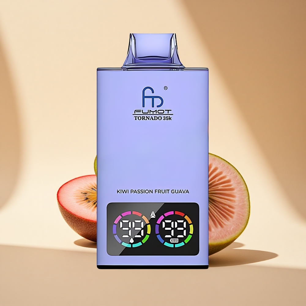 Fumot Tornado 35000 Puffs Kiwi-Maracuja-Guave Dual-Mesh RGB