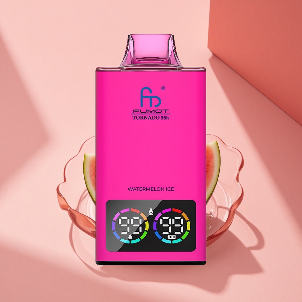 Fumot Tornado 35000 Puffs Wassermelonen-Eis Dual Mesh RGB