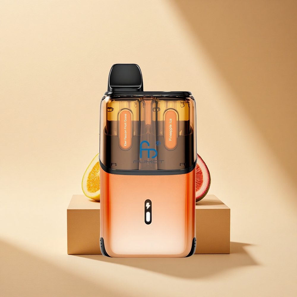 Fumot Ultra T32000 Puffs Kiwi-Maracuja-Guava-Ananas-Eis mit 800mAh & Mesh Coil