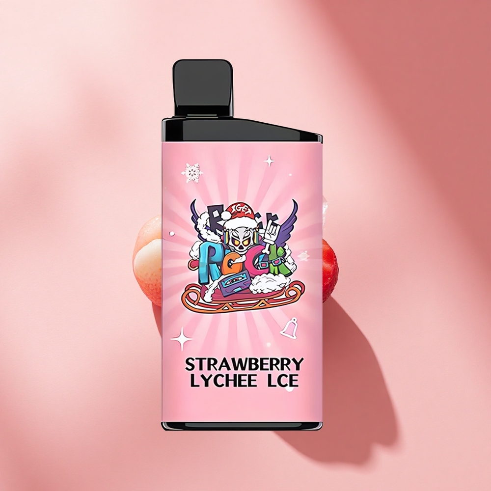 IGET Bar 3500 Puffs Erdbeer-Litschi-Eis 1400 mAh Mesh Coil