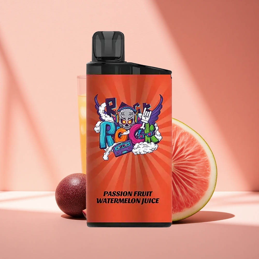 IGET Bar 3500 Puffs Passionsfrucht-Wassermelone-Saft mit 1,2 Ohm Mesh Coil und 1400 mAh