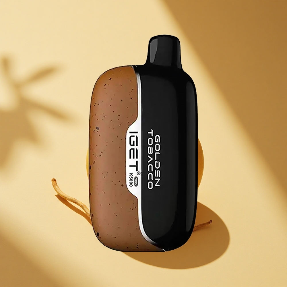 IGET Moon K5000 Puffs Goldener Tabak PC 5000 1.35 Ohm