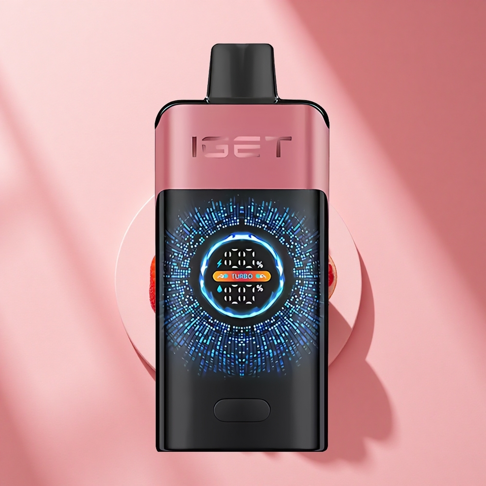 IGET ONE 12000 Puffs Erdbeer-Granat-Eis 2700mAh Dual Mesh