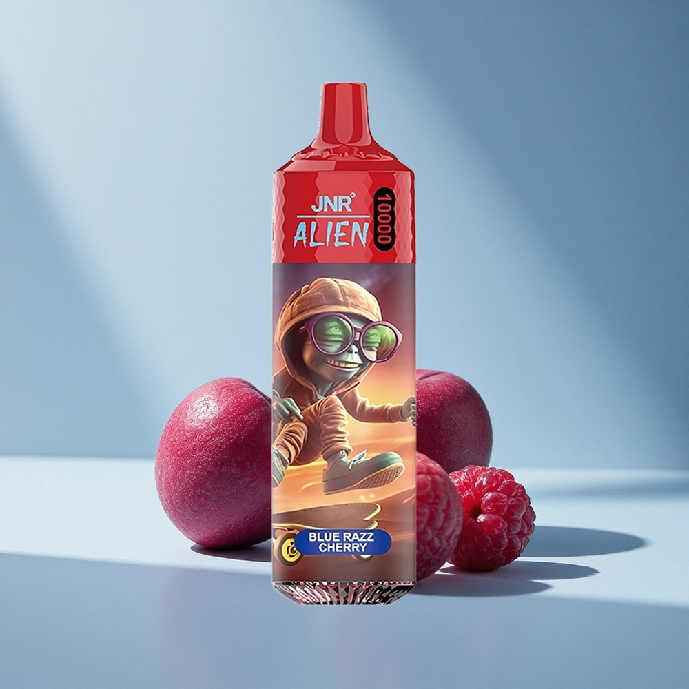 JNR Alien 10000 Blauer Himbeer-Kirsch Typ-C Schnellladung RGB-LED