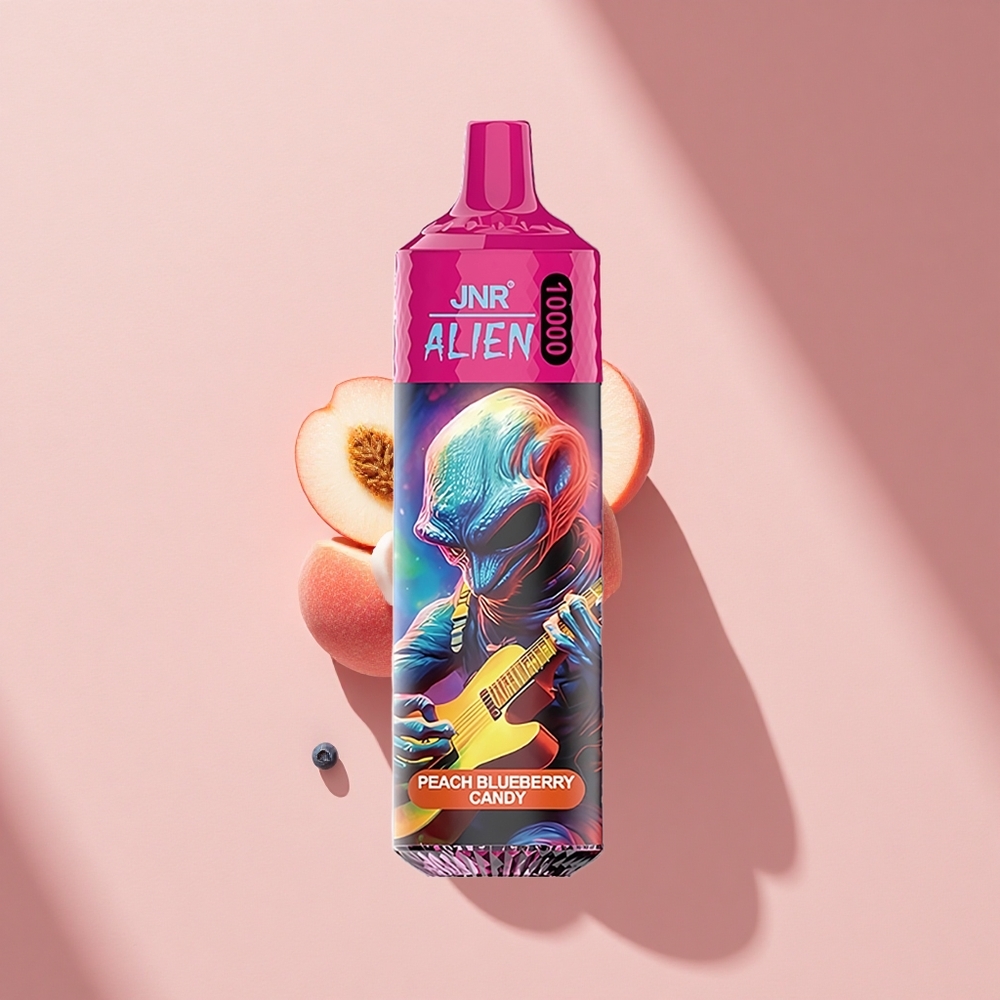 JNR Alien 10000 Pfirsich-Heidelbeer-Bonbon mit 850mAh und Mesh-Coil