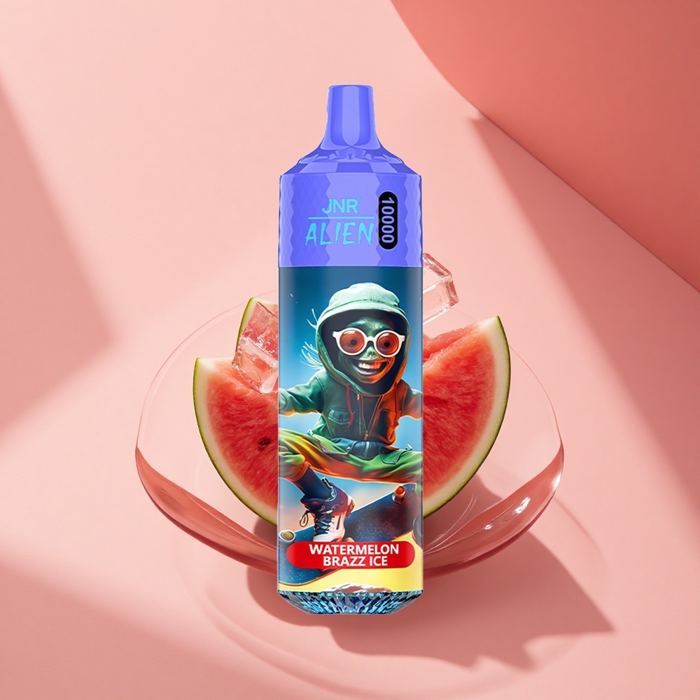 JNR Alien 10000 Wassermelone Brazz Eis mit 850mAh und RGB-LED