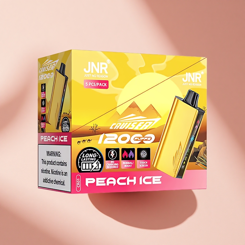 JNR Cruiser 12000 Pfirsich-Eis Vollmetall Dual-Modus