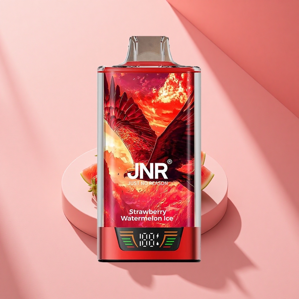 JNR Falcon Pro 28000 Erdbeer-Wassermelone-Eis mit 30ml und Dual Mesh Coil