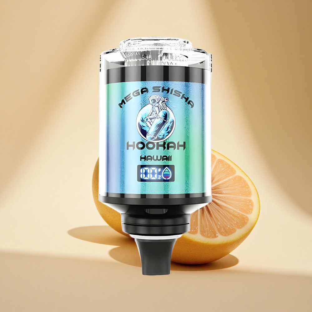 JNR Mega Shisha Hookah 100K Hawaii Mega Licht Bildschirm Luftstrom