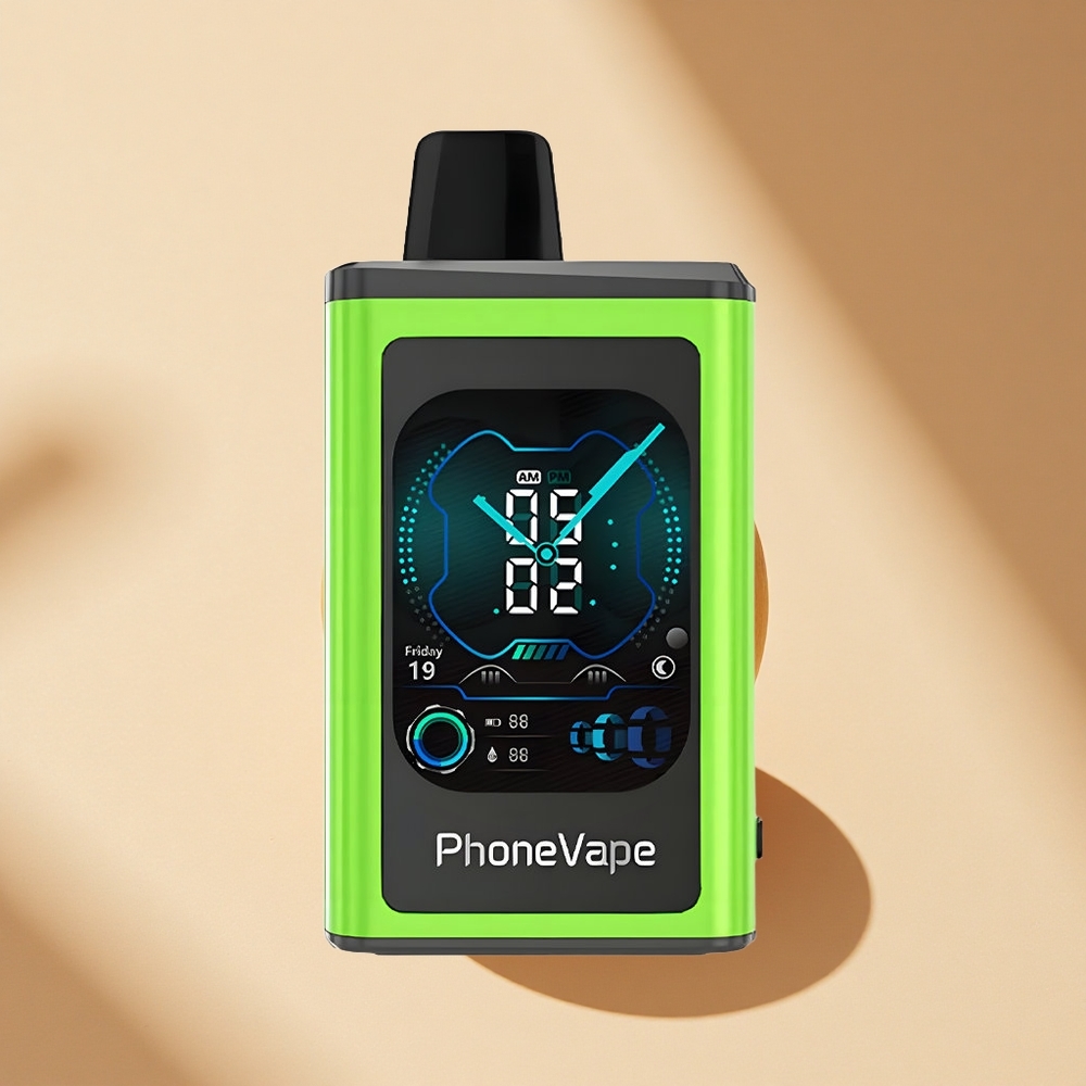 JNR PhoneVape 30000 Saures Apfeleis mit Turbo-Modus und App-Steuerung