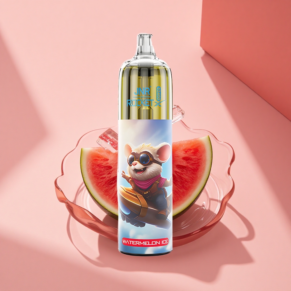 JNR Rocket-X 12400 Wassermelone-Eis mit RGB-Lichtern und Typ-C-Schnellladung