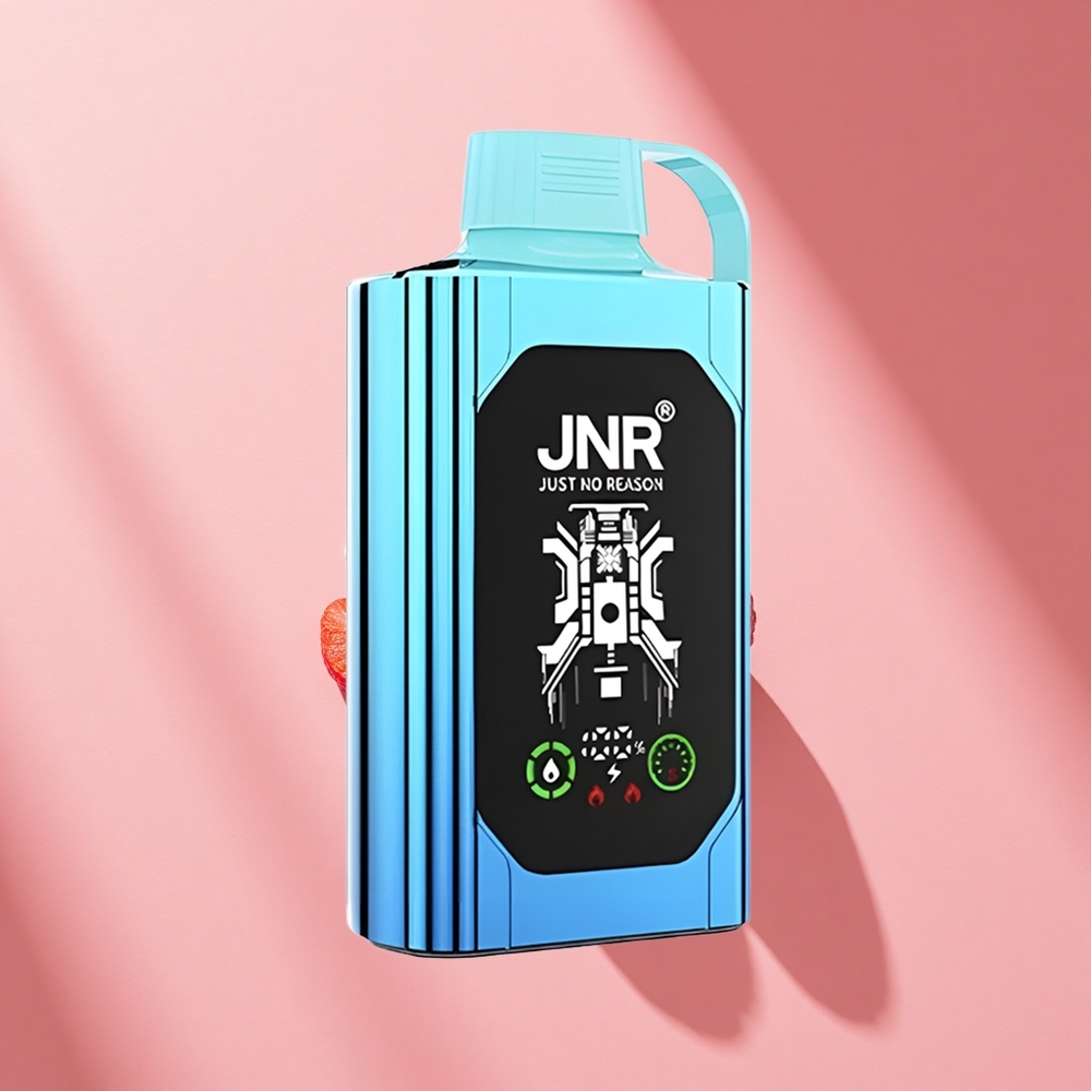 JNR Shisha Hookah Box 20500 Erdbeer-Himbeer-Bonbon mit HD-Display und Typ-C-Schnellladung