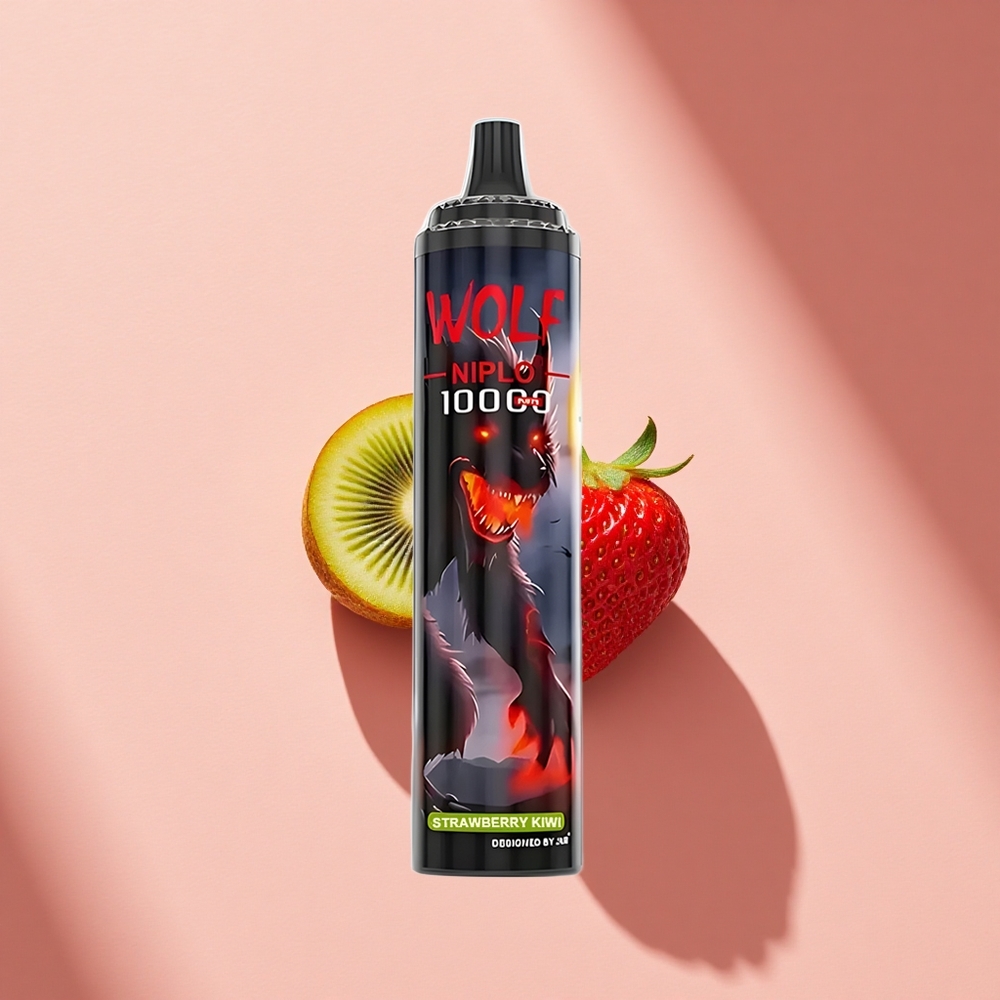 JNR Wolf Niplo 10000 Erdbeer-Kiwi Typ-C Schnellladung 20ml