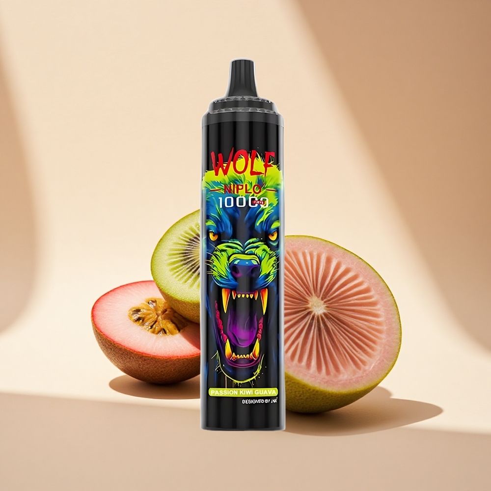 JNR Wolf Niplo 10000 Leidenschaft Kiwi Guava 20ml 650mAh Typ-C