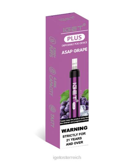 IGET Vape Sale - plus 8BTV30 So schnell wie möglich Traube