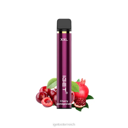 IGET Vape Shop - xxl 1800 Züge 8BTV358 Kirschgranatapfel