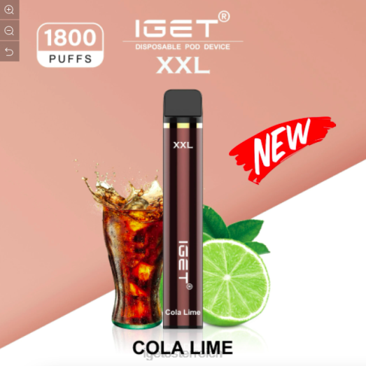IGET Shop - xxl - 1800 Züge 8BTV450 Cola-Limette