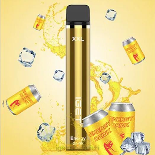 IGET Vape Sale - xxl - 1800 Züge 8BTV513 Energiegetränk