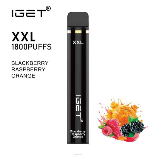 IGET Vape Sale - xxl 8BTV44 Brombeere, Himbeere, Orange