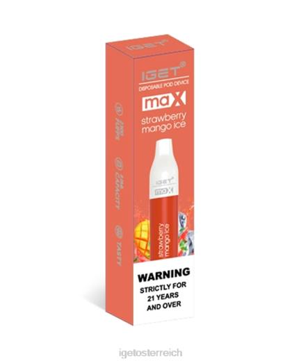 IGET Shop - max 8BTV91 Erdbeer-Mango-Eis