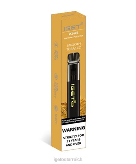 IGET Vape Sale - Ich werde König 8BTV115 weicher Tabak