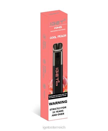 IGET Vape Shop - Ich werde König 8BTV99 cooler Pfirsich