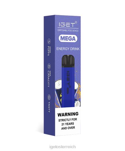 IGET Sale - mega 8BTV128 Energiegetränk