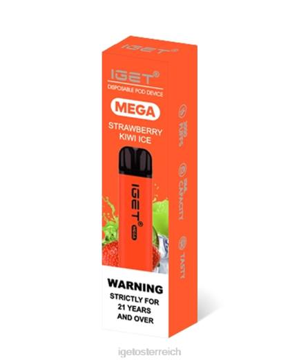 IGET Vape Sale - mega 8BTV143 Erdbeer-Kiwi-Eis