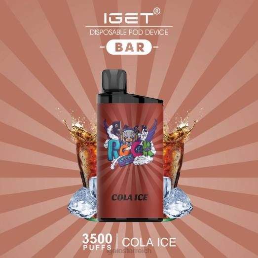 IGET Vape - Riegel - 3500 Züge 8BTV438 Cola-Eis