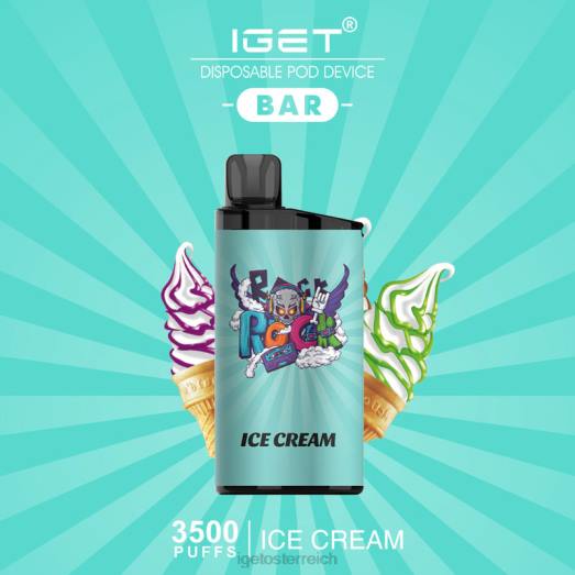 IGET Vape Sale - Riegel - 3500 Züge 8BTV454 Eiscreme
