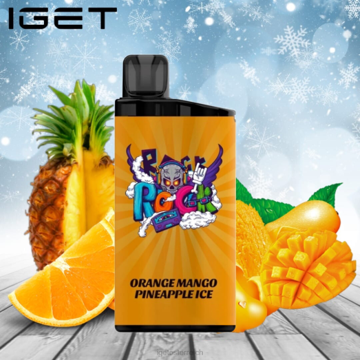 IGET Vape Sale - Riegel - 3500 Züge 8BTV608 Orange Mango-Ananas
