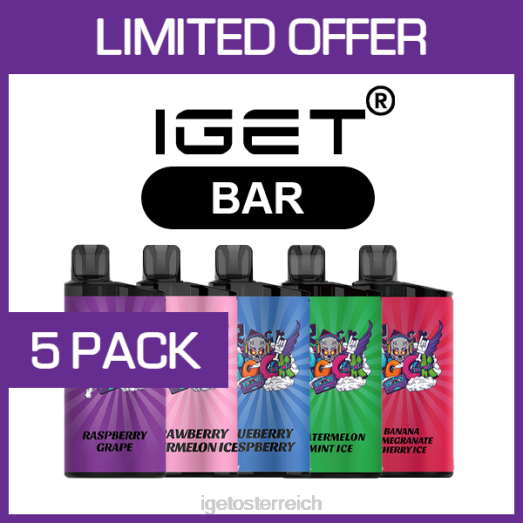 IGET Discount - Riegel - 3500 Züge - 5er-Pack 8BTV468