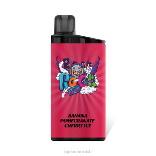 IGET Wholesale - Riegel 3500 Züge 8BTV295 Bananen-Granatapfel-Kirsch-Eis