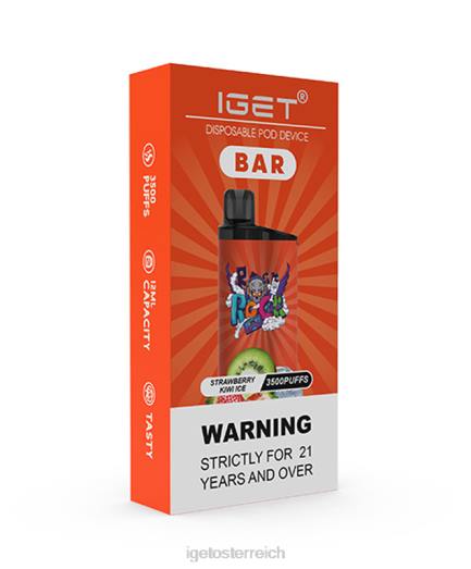IGET Discount - bar 8BTV173 Erdbeer-Kiwi-Eis