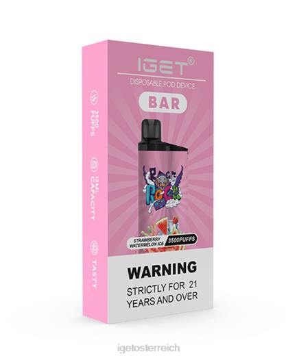IGET Vape Shop - bar 8BTV176 Erdbeer-Wassermelonen-Eis