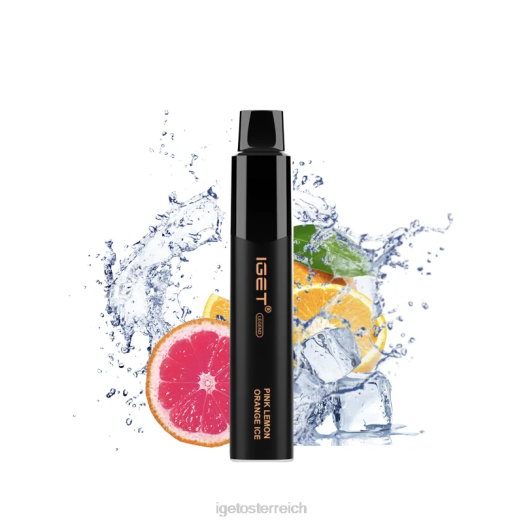 IGET Discount - Legend 4000 Züge 8BTV321 rosa Zitronen-Orangen-Eis