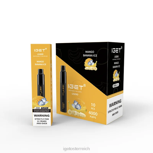 IGET Discount - Legend 4000 Züge 8BTV328 Mango-Bananen-Eis