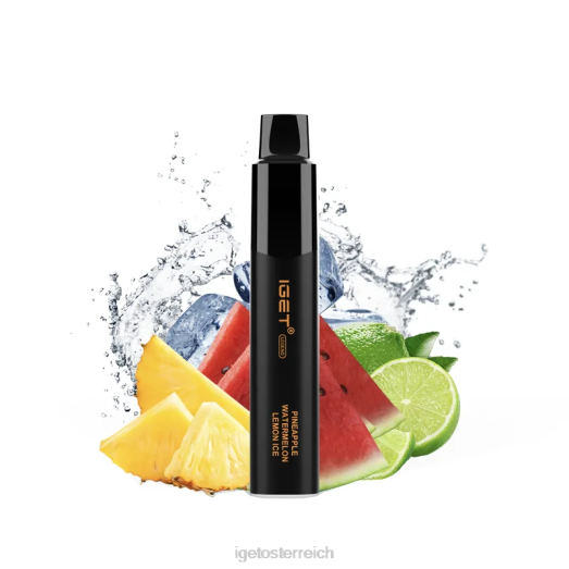 IGET Vape Sale - Legend 4000 Züge 8BTV333 Ananas-Wassermelonen-Zitronen-Eis