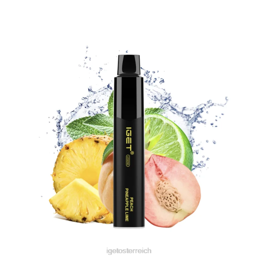 IGET Vape Shop - Legend 4000 Züge 8BTV338 Pfirsich-Ananas-Limette