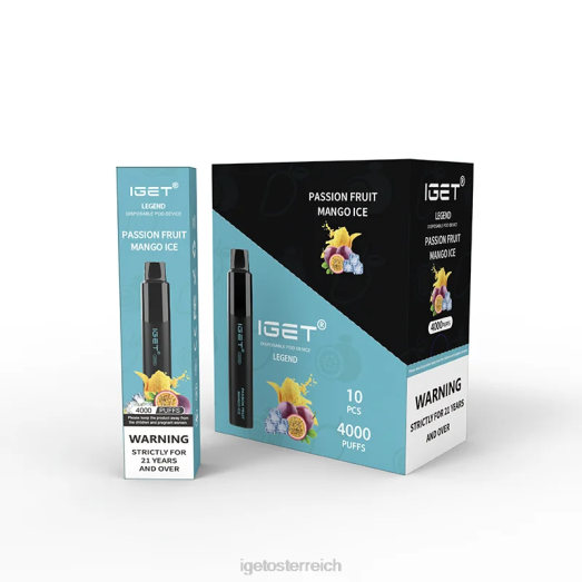 IGET Discount - Legend 4000 Züge 8BTV342 Passionsfrucht-Mango-Eis
